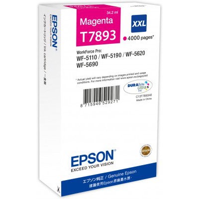 Epson C13T789340 Kırmızı Orjinal Kartuş - WF-5110 / WF-5190