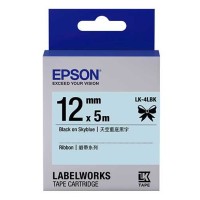 Epson C53S654032 Gök Mavisi Üzerine Siyah Orjinal Etiket Şeridi - LW-400