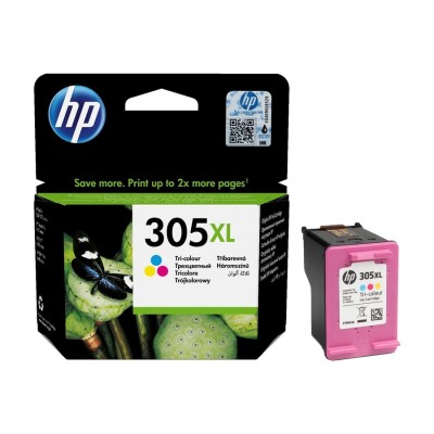 HP 305XL Renkli Orjinal Kartuş Yüksek Kapasite DeskJet 2300