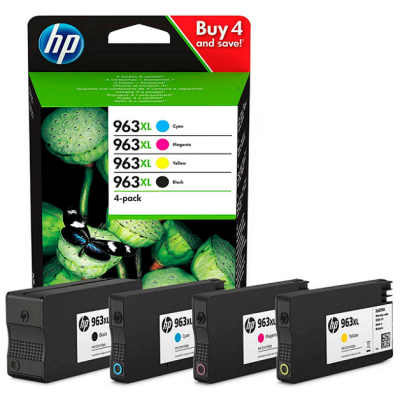 HP 3YP35AE (963XL) CMYK 4lü Orjinal Set Kartuş - OfficeJet Pro 9010