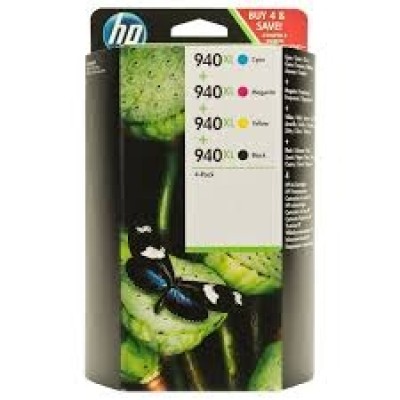 HP C2N93AE (940XL) Orjinal 4lü Kartuş Yüksek Kapasite - Pro 8000 / 8500
