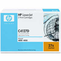 HP C4127D Siyah Orjinal Toner 2li Paket - LaserJet 4000