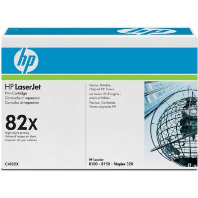HP C4182X (82X) Siyah Orjinal Toner - Laserjet 8100 / 8150