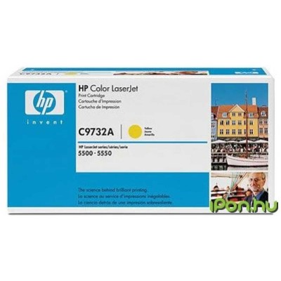 HP C9732A Sarı Orjinal Toner - Laserjet 5500 / 5550dn