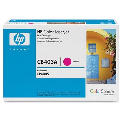HP CB403A Kırmızı Orjinal Toner - LaserJet CP4005n