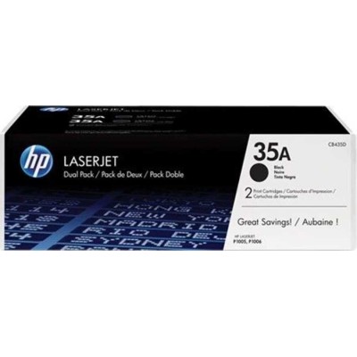 HP CB435AF (35A) Siyah 2li Paket Orjinal Toner - LaserJet P1005