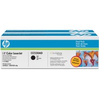 HP CC530AD Siyah Orjinal İkili Paket Toner - LaserJet CP2025n