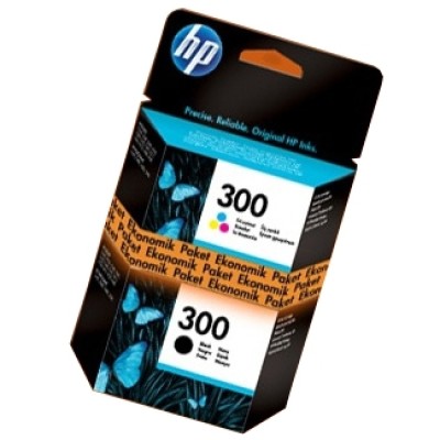 HP CC640E / CC643E (300) İkili Ekonomik Paket Orjinal Kartuş