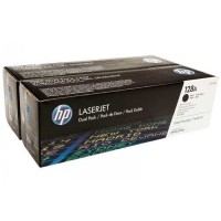 HP CE320AD (128A) Siyah 2li Paket Orjinal Toner - CP1525 / CM1415