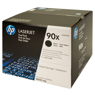 HP CE390XD Siyah Orjinal Toner İkili Paket - LaserJet M4555MFP