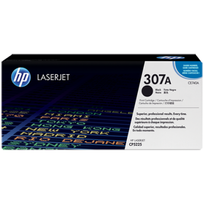 HP CE740A (307A) Siyah Orjinal Toner - LaserJet CP5225