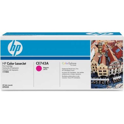 HP CE743A Kırmızı Orjinal Toner - LaserJet CP5225