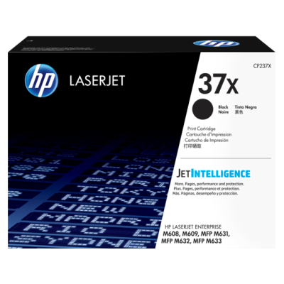 HP CF237X Siyah Orjinal Toner Yüksek Kapasite - Laserjet M607 / M608
