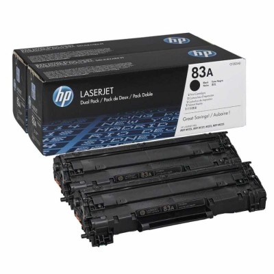 HP CF283AD (83A) Siyah Orjinal Toner İkili Paket - M201dw / M225dn