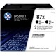 HP CF287XD (87X) 2'li Paket Siyah Orjinal Toner Yüksek Kapasite - M501 / M506