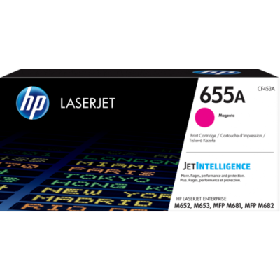 HP CF453A (655A) Kırmızı Orjinal Toner - Laserjet M652dn / M653dn