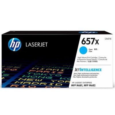 HP CF471X (657X) Mavi Orjinal Toner - LaserJet M681dh / M681f