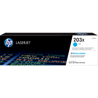 HP CF541X Mavi Orjinal Toner Yüksek Kapasite - M254dw / M280nw
