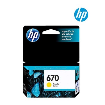 HP CZ116A (670) Sarı Orjinal Kartuş - HP Deskjet 3525