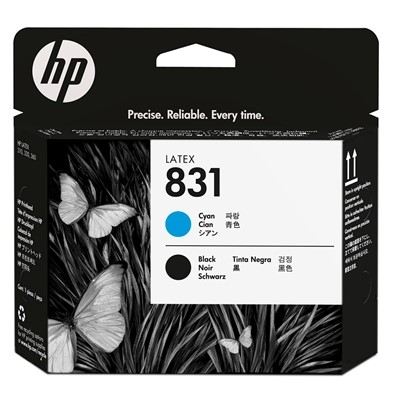 HP CZ677A Mavi + Siyah Orjinal Kafa Kartuşu - Lateks 110 / 310