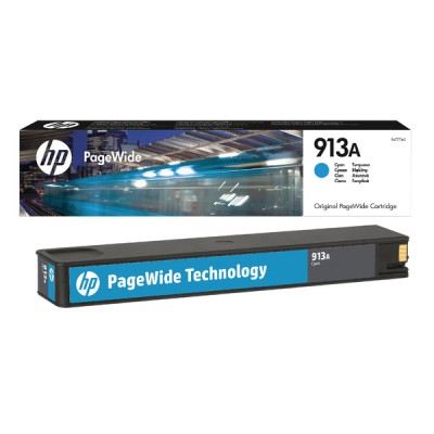 HP F6T77AE (913A) Mavi Orjinal Kartuş - PageWide 352