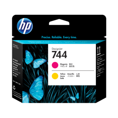 HP F9J87A (744) Sarı-Kırmızı Orjinal Baskı Kafası - Z2600 / Z5600
