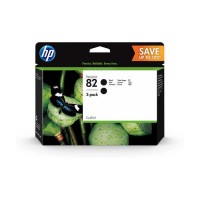 HP P2V34A (82) 2'li Siyah Orjinal Kartuş - Designjet 500
