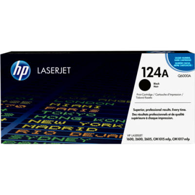 HP Q6000A (124A) Siyah Orjinal Toner - Laserjet 1600