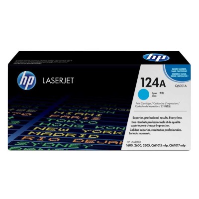 HP Q6001A (124A) Mavi Orjinal Toner - Laserjet 1600