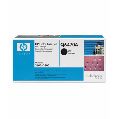 HP Q6470A Siyah Orjinal Toner - Laserjet 3600
