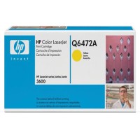 HP Q6472A Sarı Orjinal Toner - Laserjet 3600