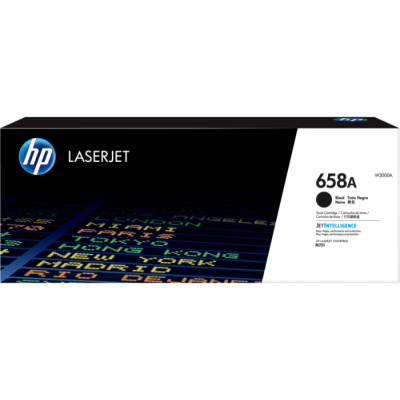 HP W2000A (658A) Siyah Orjinal Toner - Laserjet Enterprise M751
