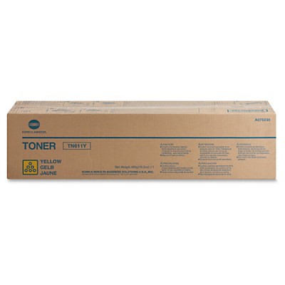 Konica Minolta TN-611Y (A070230) Sarı Orjinal Toner - C451 / C650