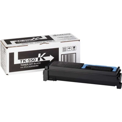 Kyocera TK-550K (1T02HM0EU0) Siyah Orjinal Toner - FS-C5200DN
