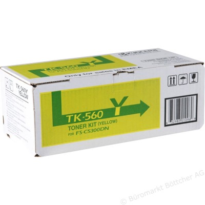Kyocera TK-560Y Sarı Orjinal Toner - FS-C5300 / FS-C5350