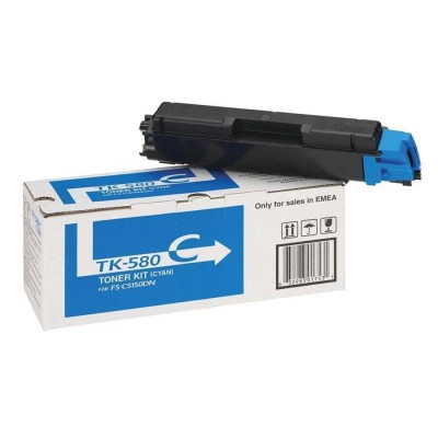 Kyocera TK-580C Mavi Orjinal Toner - FS-C5150dn / P6021Cdn