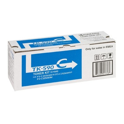 Kyocera TK-590C (1T02KVCNL0) Mavi Orjinal Toner - FS-C2026 / C2126