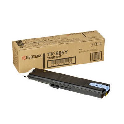 Kyocera TK-805Y Sarı Orjinal Toner - KM-C850 / KM-C850D