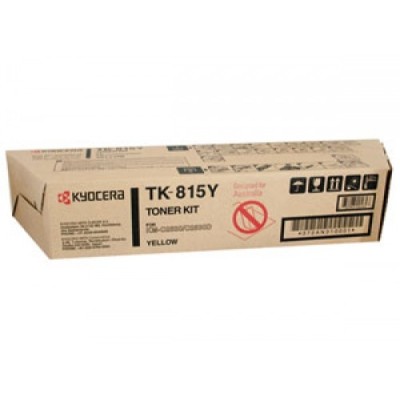 Kyocera TK-815Y (370AN310) Sarı Orjinal Toner - KM-C2630 / C2630D