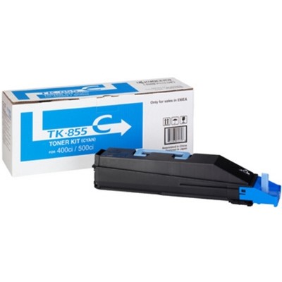 Kyocera TK-855C (1T02H7CEU0) Mavi Orjinal Toner - TasKalfa 400Ci / 500Ci