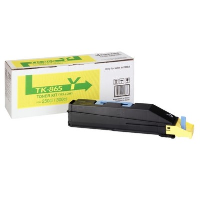 Kyocera TK-865Y Sarı Orjinal Toner - TasKalfa 250Ci
