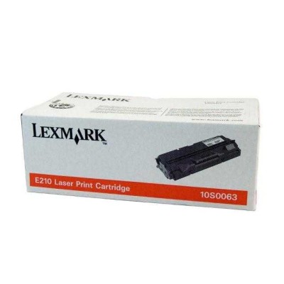 Lexmark 10S0063 Siyah Orjinal Toner - E210