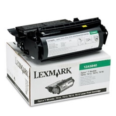 Lexmark 12A5840 Orjinal Siyah Toner - T610 / T612