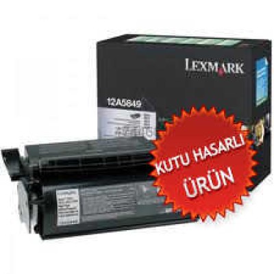 Lexmark 12A5849 Siyah Orjinal Toner Yüksek Kapasite - T610 / T612