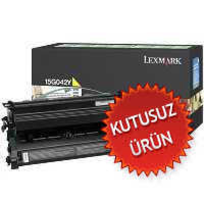 Lexmark 15G042Y Sarı Orjinal Toner - C752 / C760