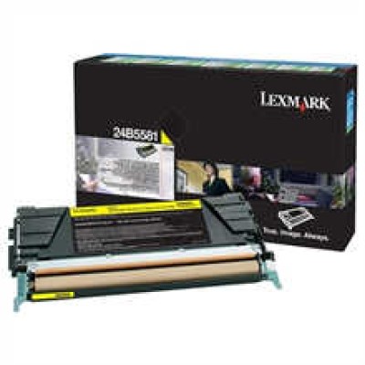 Lexmark 24B5581 Sarı Orjinal Toner - CS748 / CS740