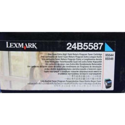 Lexmark 24B5587 Mavi Orjinal Toner - XS463 / XS544