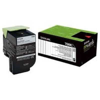 Lexmark 70C80K0 708K Siyah Orjinal Toner - CS310 / CS410