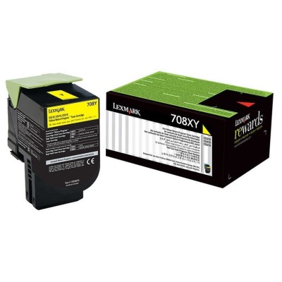 Lexmark 70C8XY0 Sarı Orjinal Toner - CS510