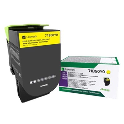 Lexmark 71B50Y0 Sarı Orjinal Toner